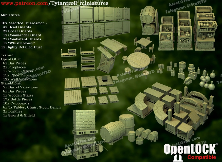 Openlock tavern pack