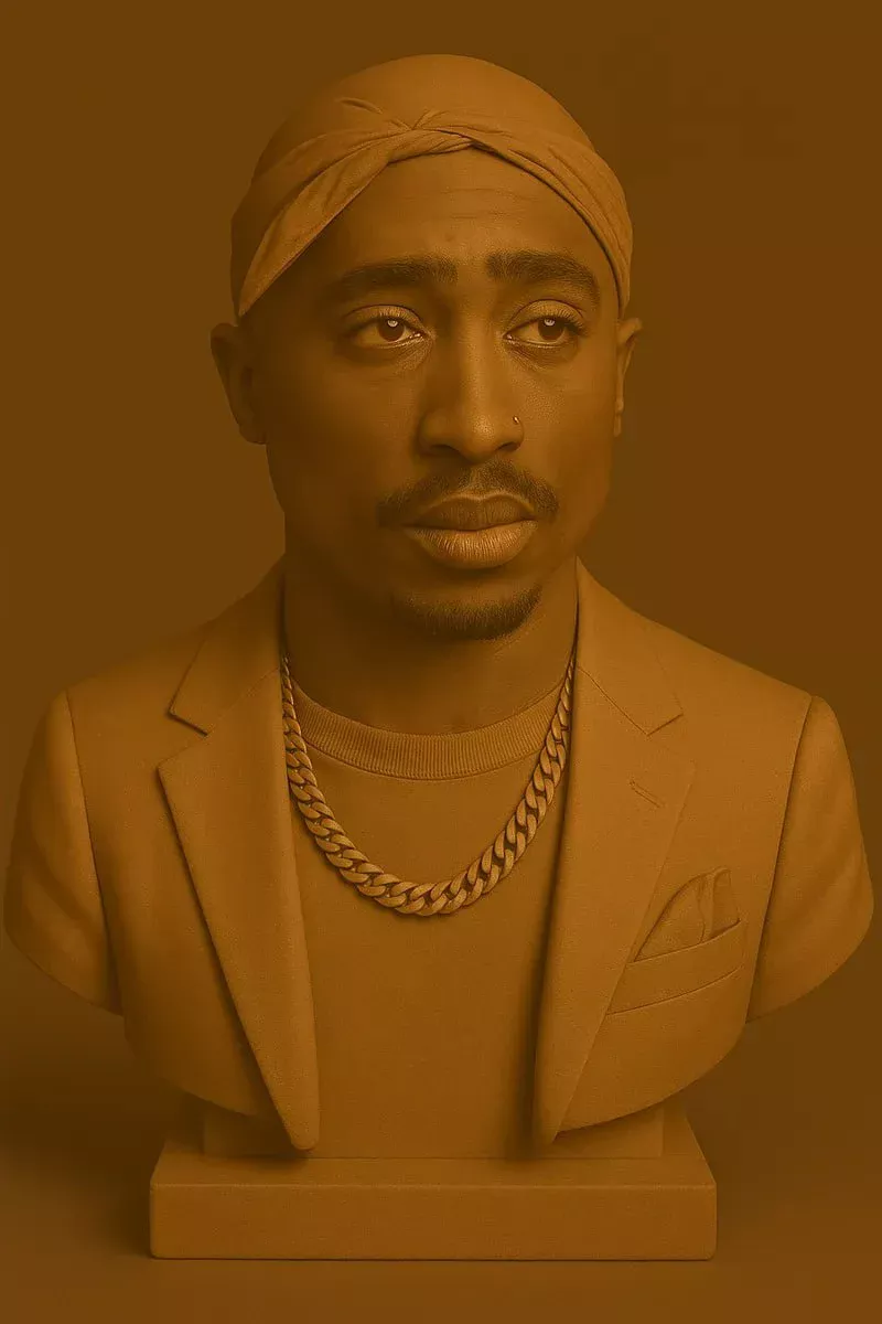2Pac Shakur – 3D Printable Model 🎤