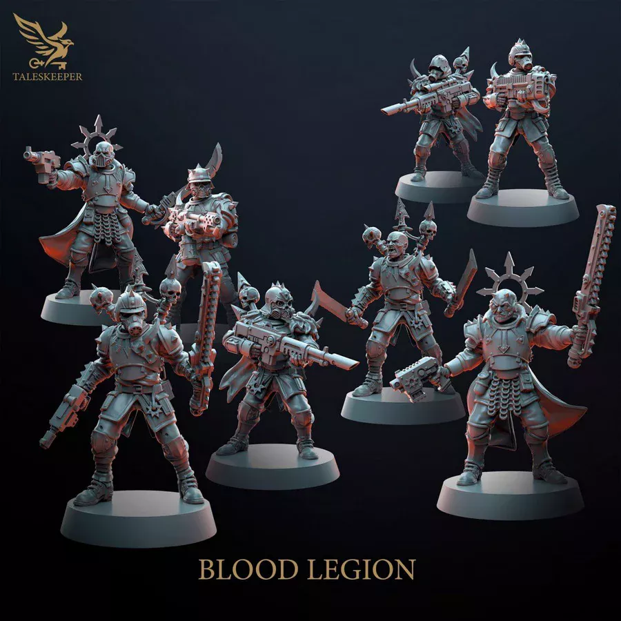 Blood Angels Legion – Crimson Warriors (Warhammer 40K)