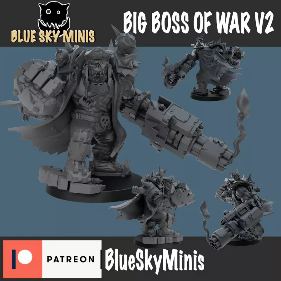 Blue Sky Minis – Boss of War V2