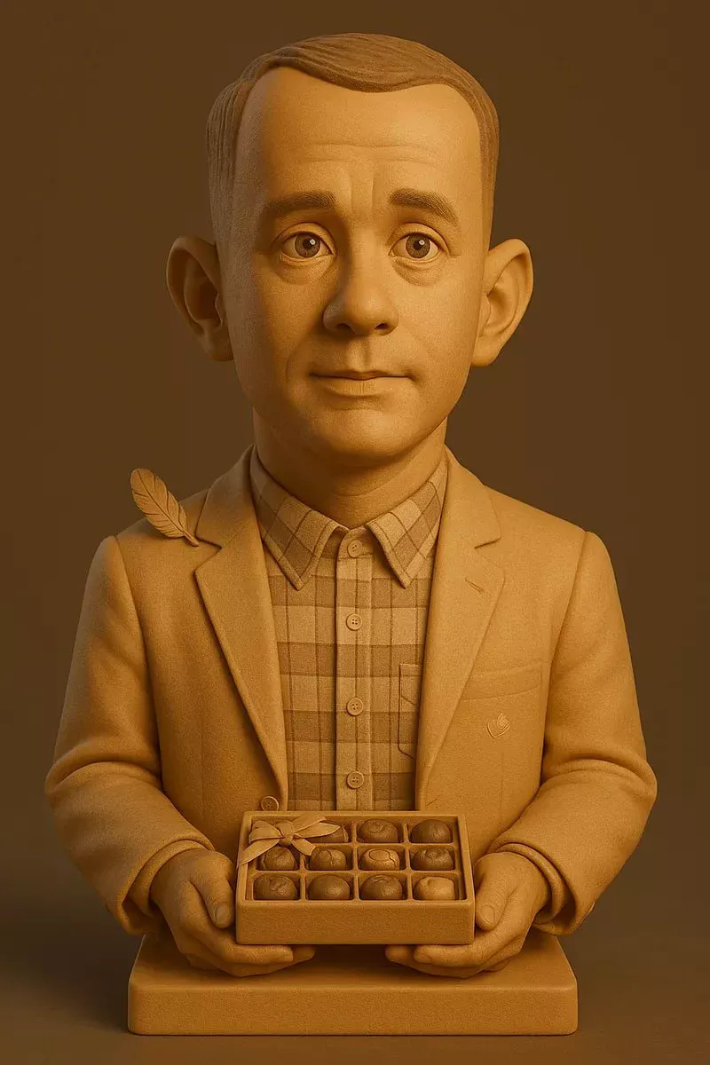 Forrest Gump – 3D Printable Model 🏃‍♂️🍫