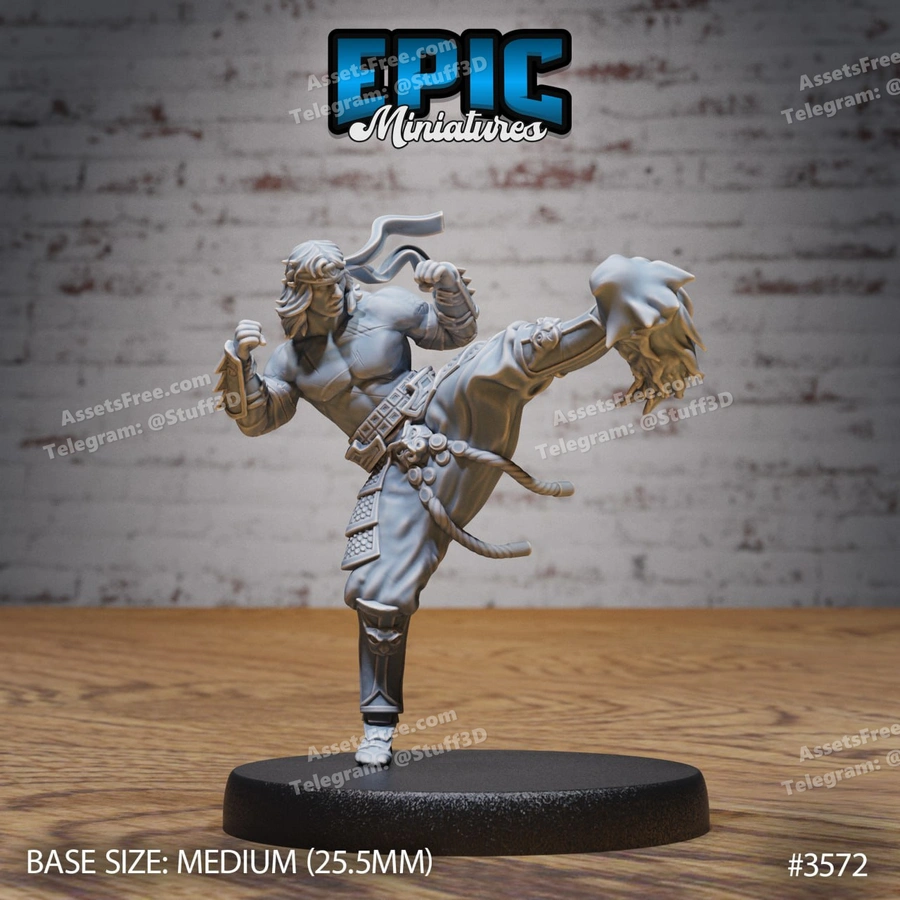 Fire Style Kung Fu Master Kick