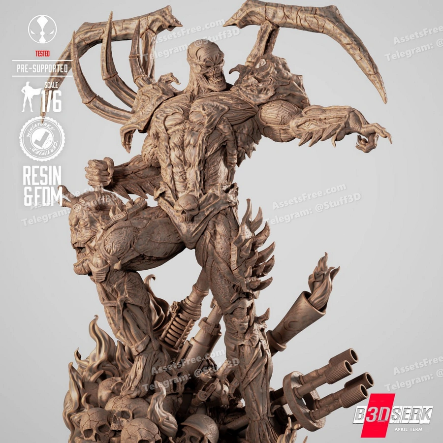 Curse Of Spawn Sculpture