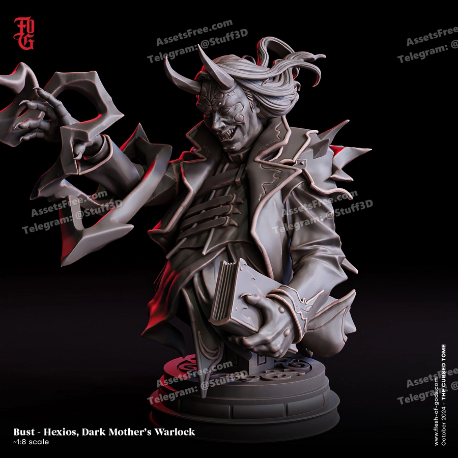 Bust – Hexios, Dark Mother’s Warlock
