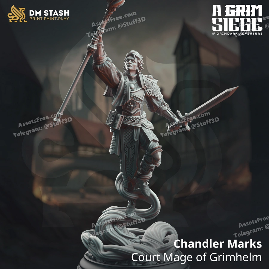 Chandler Marks – Court Mage of Grimhelm