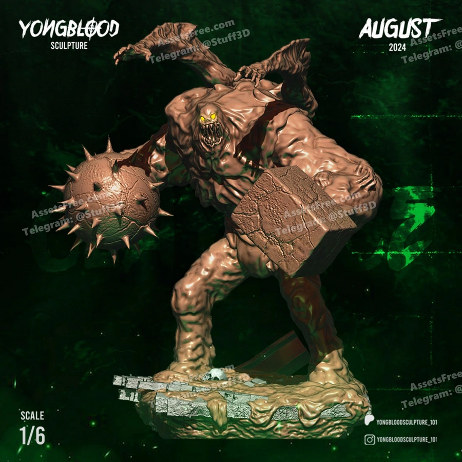 Yongblood Sclupture