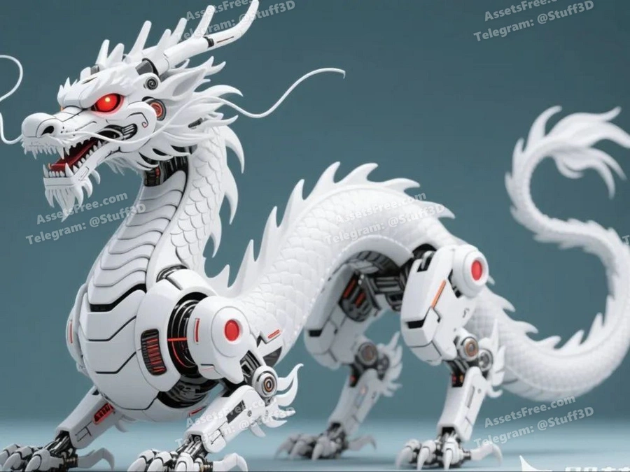 Cyberpunk Chinese Dragon