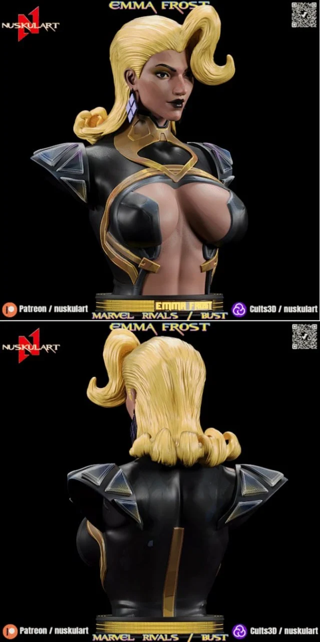 Emma Frost Bust – Marvel Rivals