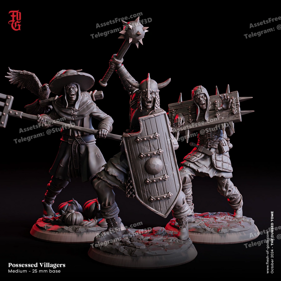 Enemy – Possessed Villagers x3