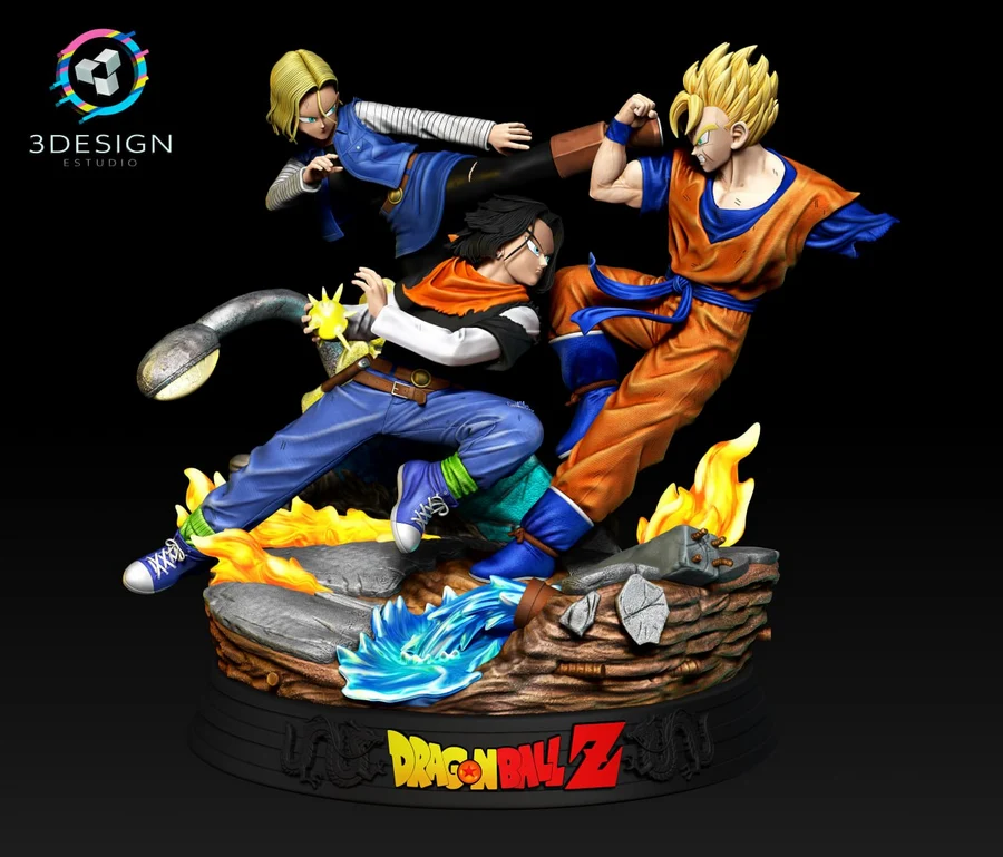 Gohan del Futuro vs Androides