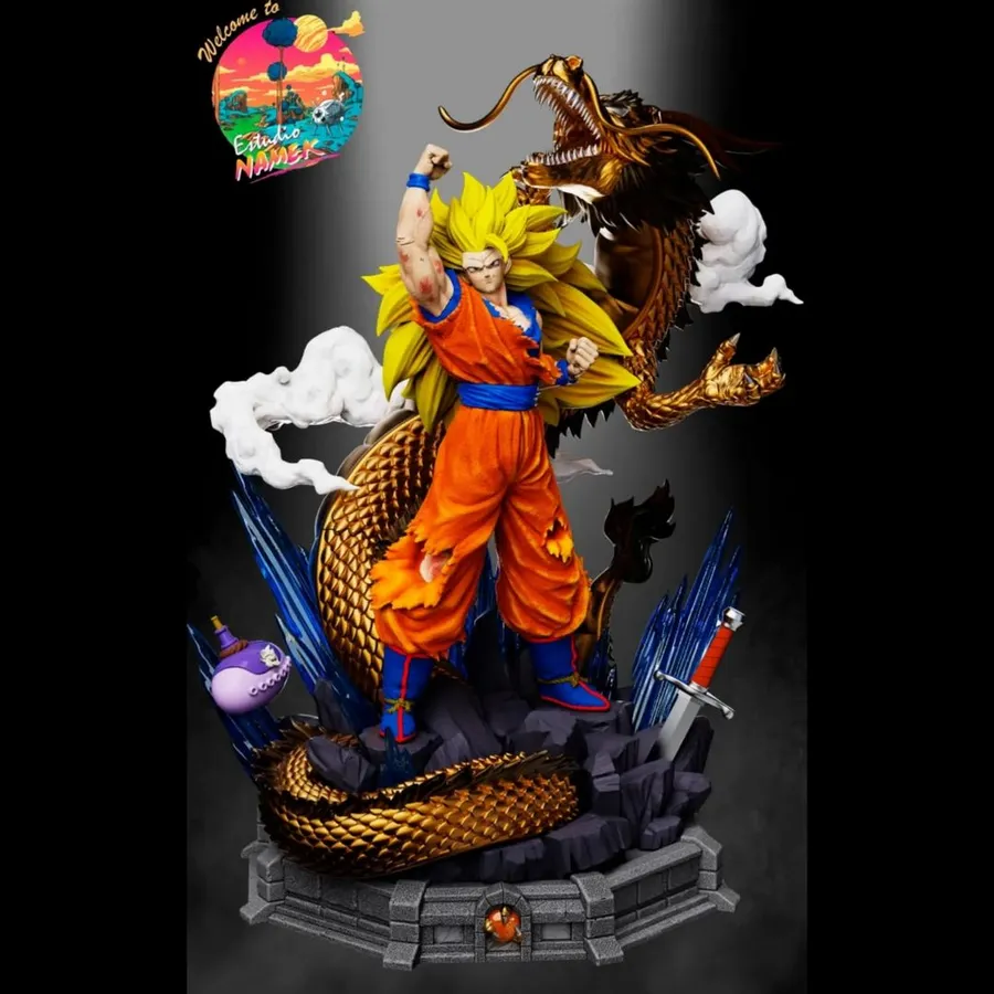 Goku Super Saiyan 3 Dragon