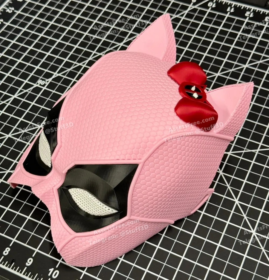 Hello Kittypool textured mask