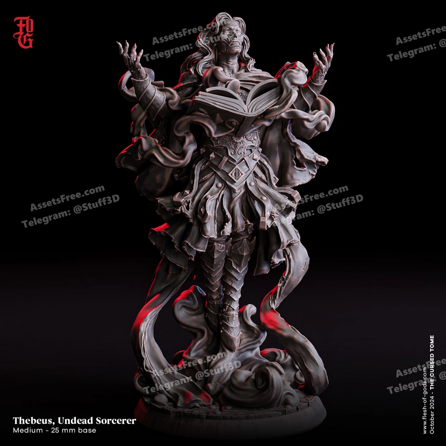 Hero – Thebeus, Undead Sorcerer