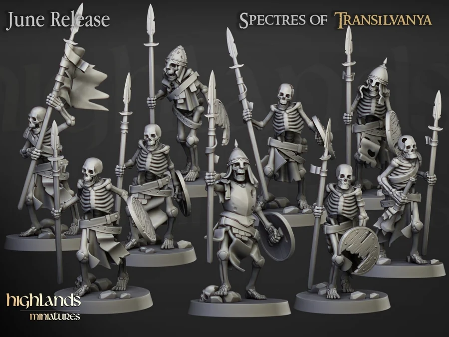 Spectres Of Transilvanya Skeleton Warrior Unit