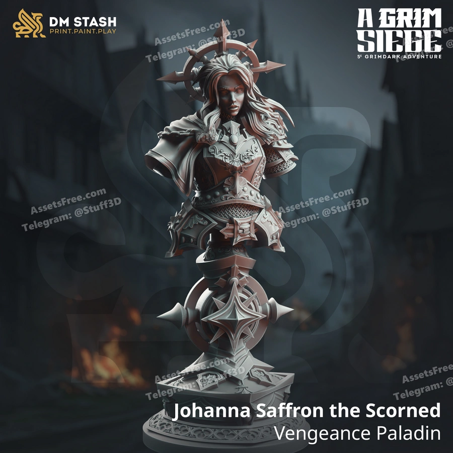 Johanna Saffron the Scorned – Vengeance Paladin – Bust