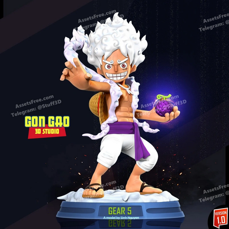 Kid Luffy Gear 5