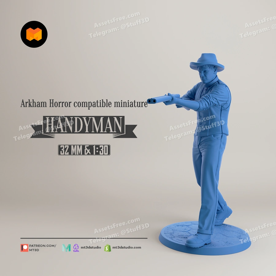 Arkham Horror Pack 10 William Richards, Handyman