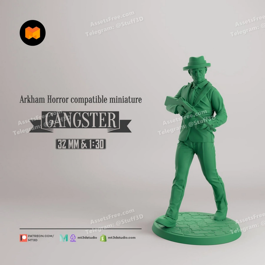 Arkham Horror Pack 12 Michael McGlen, Gangster