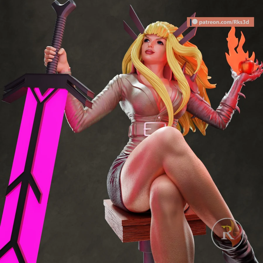 Magik Sitting Pose from X-men