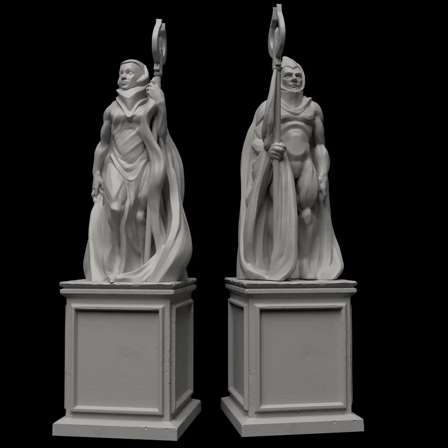 Naboo – Theed Palace Statues