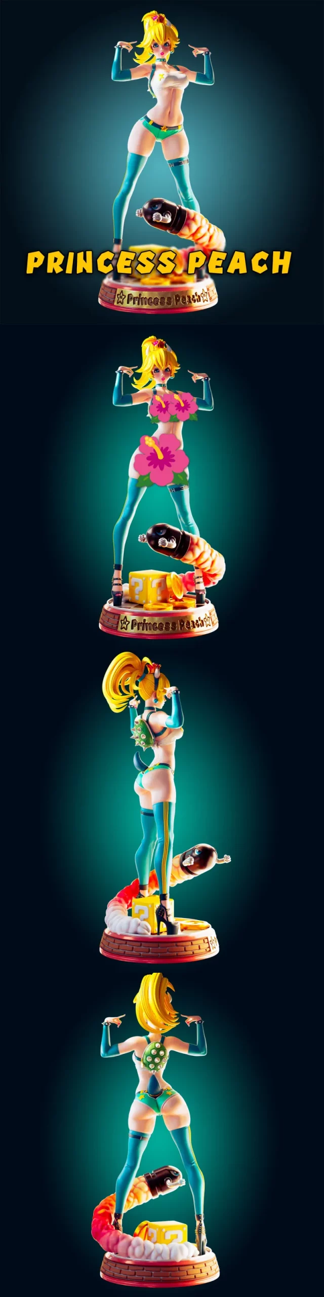 Princess Peach Thin & Fine