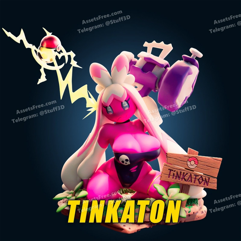 Tinkaton Short Stacked Pokemon