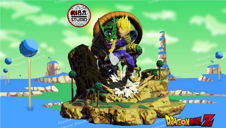 Vegeta vs Cell