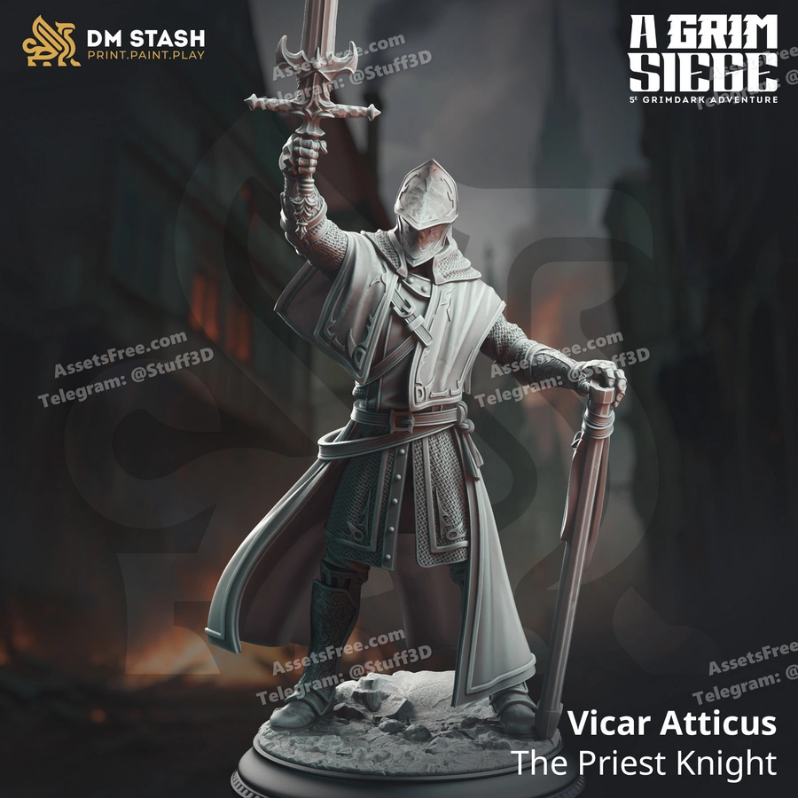 Vicar Atticus – The Priest Knight
