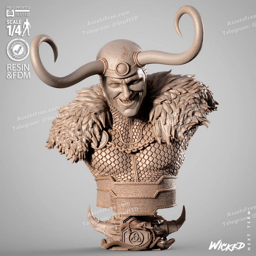 Loki Portrait Bust
