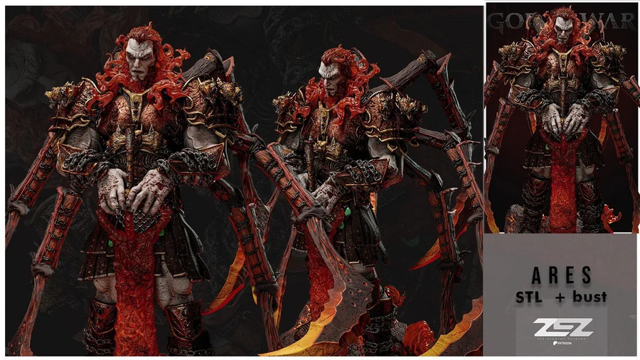 Ares and Bust