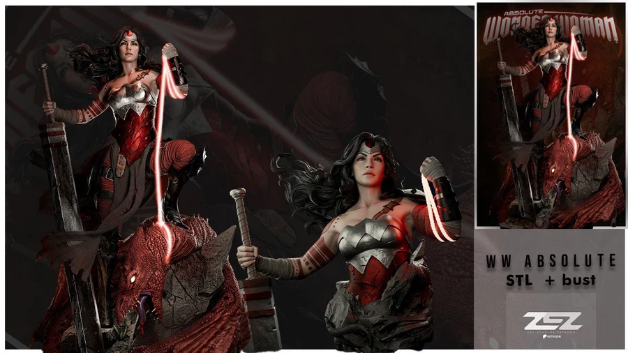 Wonder Woman Absolute + Bust