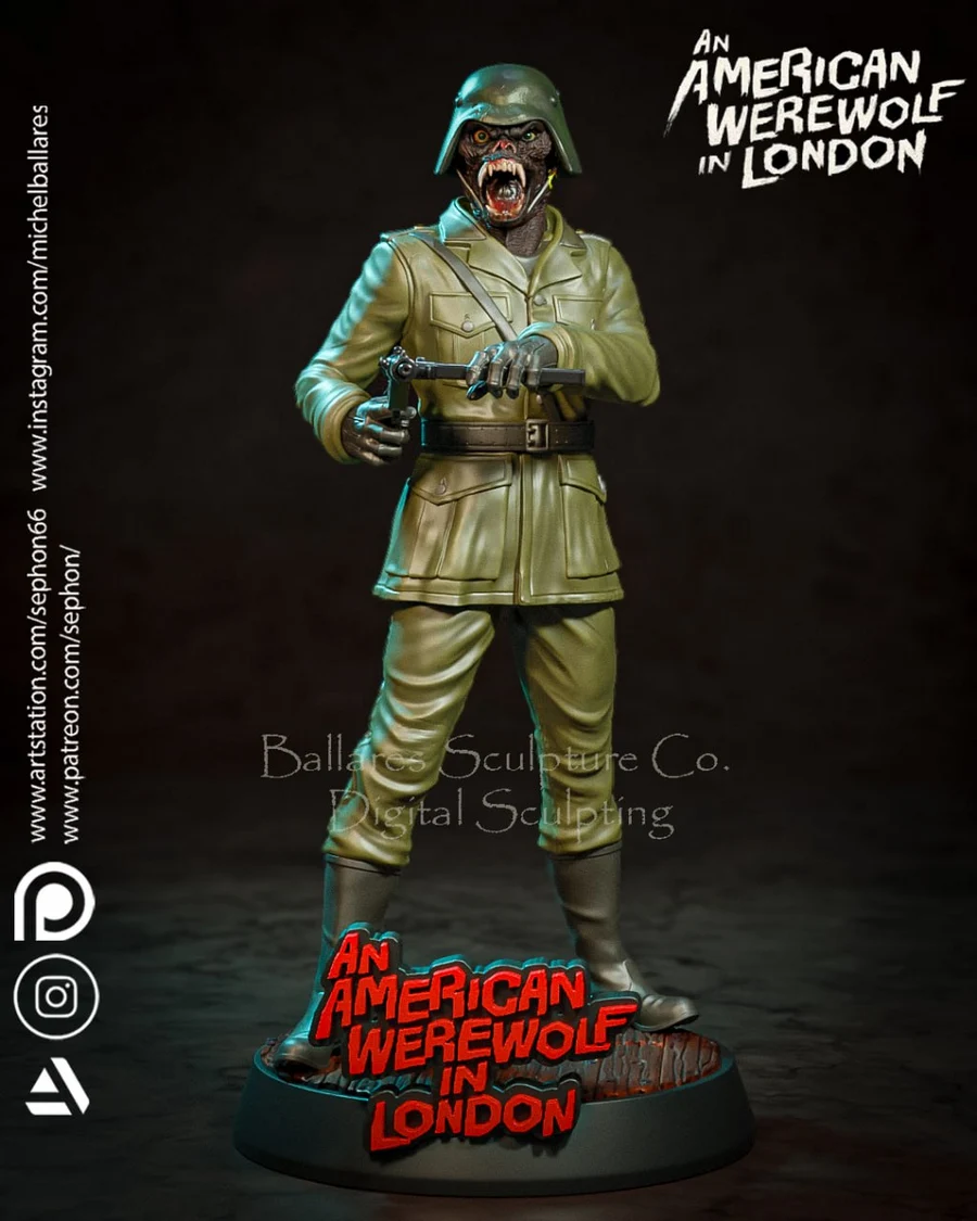 American werewolf soldier