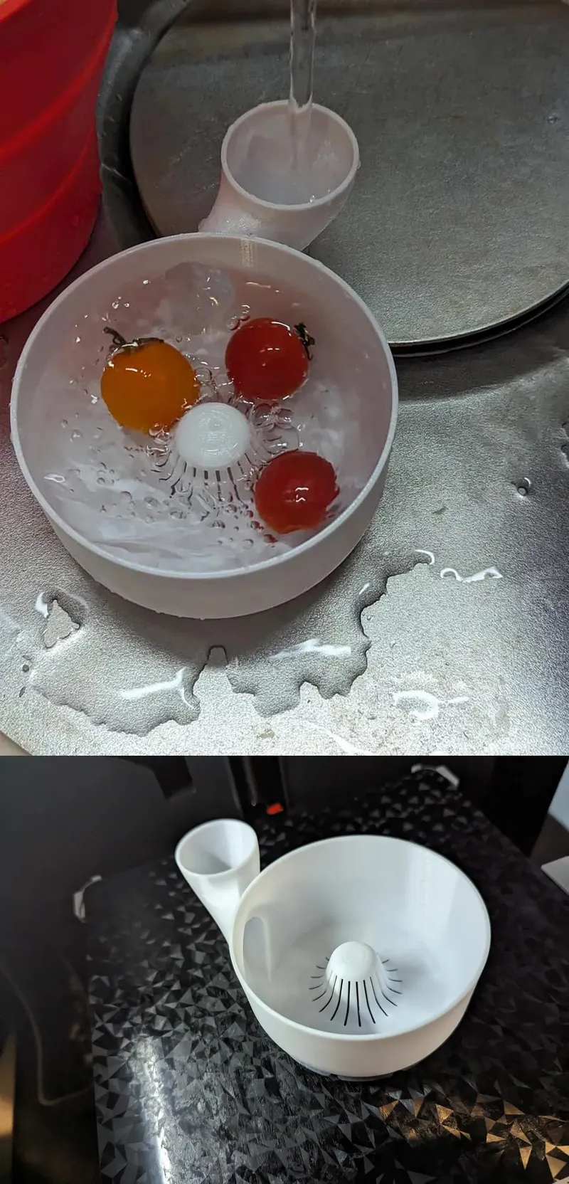 Automatic vegetable and fruit washer
