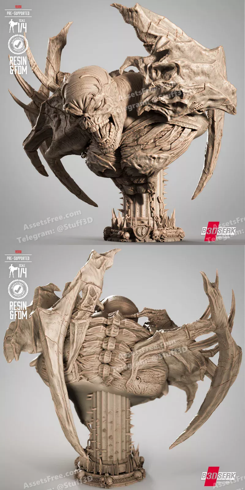 Curse Of Spawn Portrait Bust