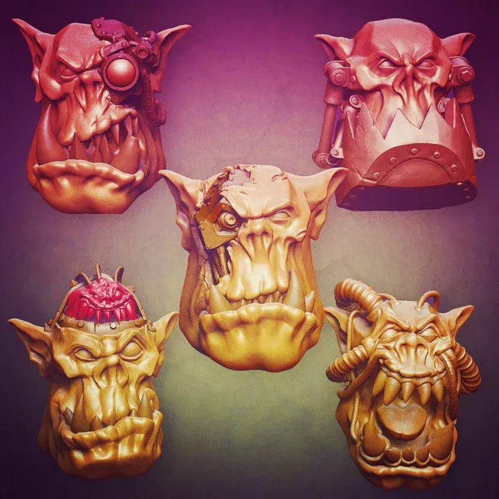 Bionik Orc Heads