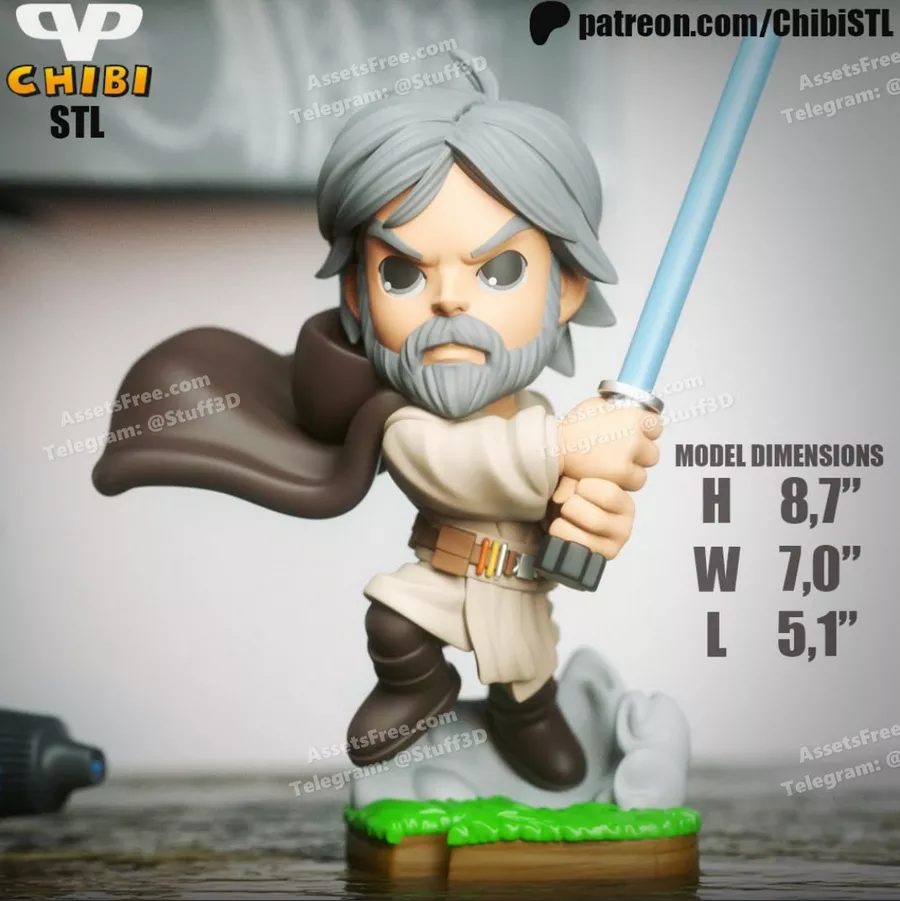 Old Luke Skywalker Chibi