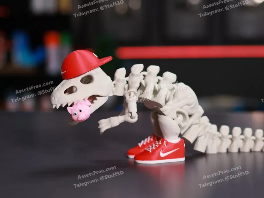 Flexi Dino Skeleton in Urban Vibes – Kleidung Rex