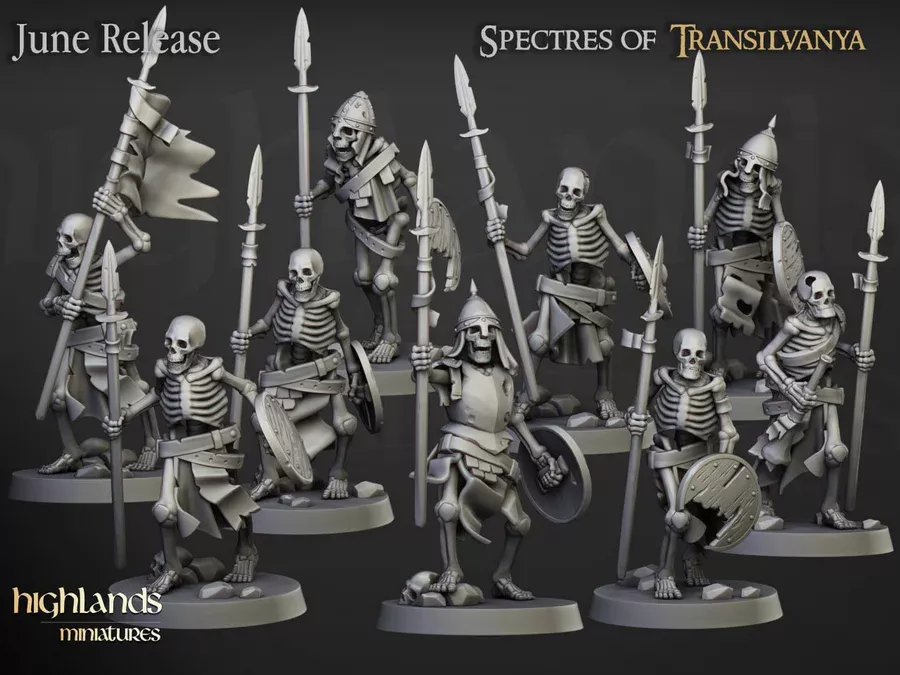 Spectres Of Transilvanya Skeleton Warrior Unit