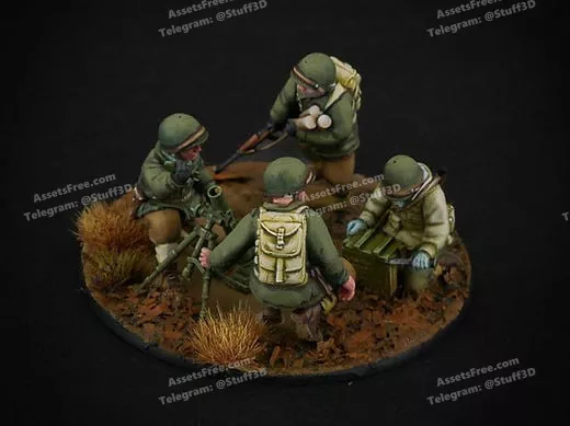 US Winter 60mm Mortar