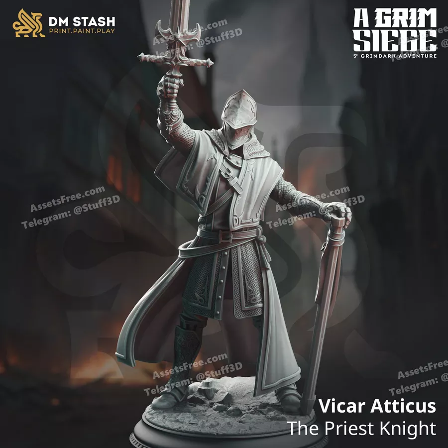 Vicar Atticus – The Priest Knight
