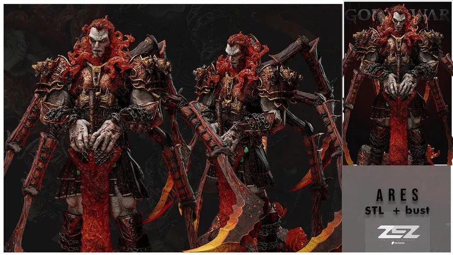 Ares and Bust