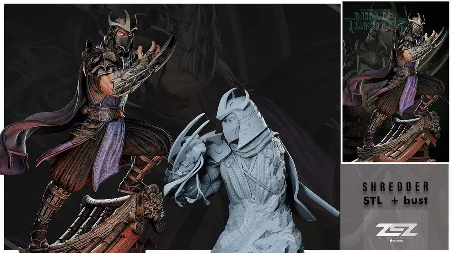 Shredder + Bust