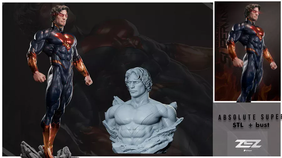 Superman Absolute + Bust