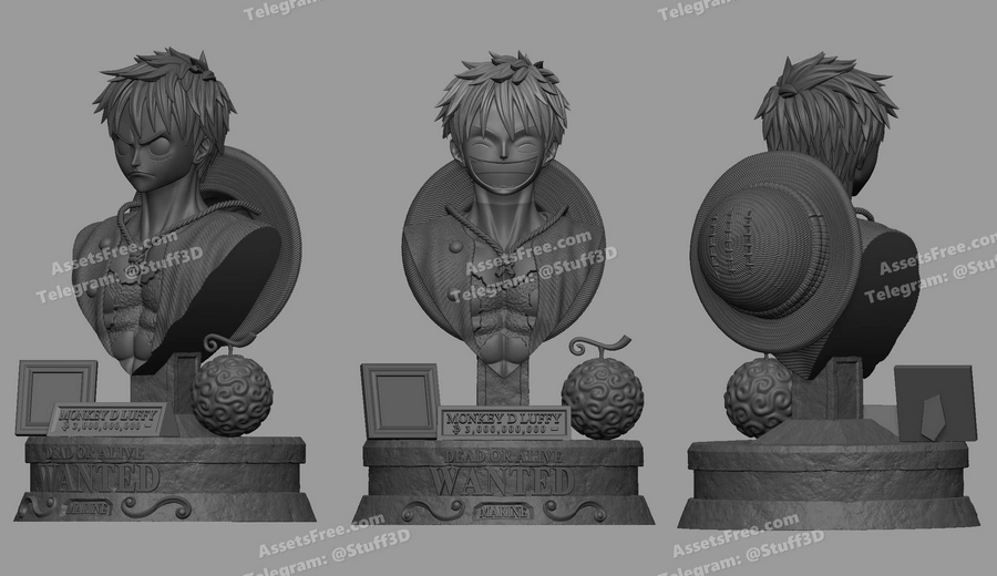 luffy bust