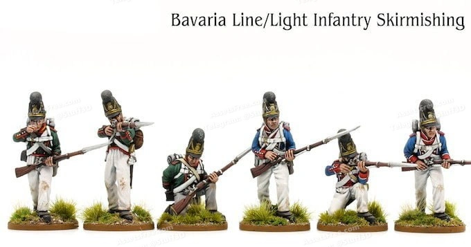 Bavarian Line Light Infantry Skirmishing