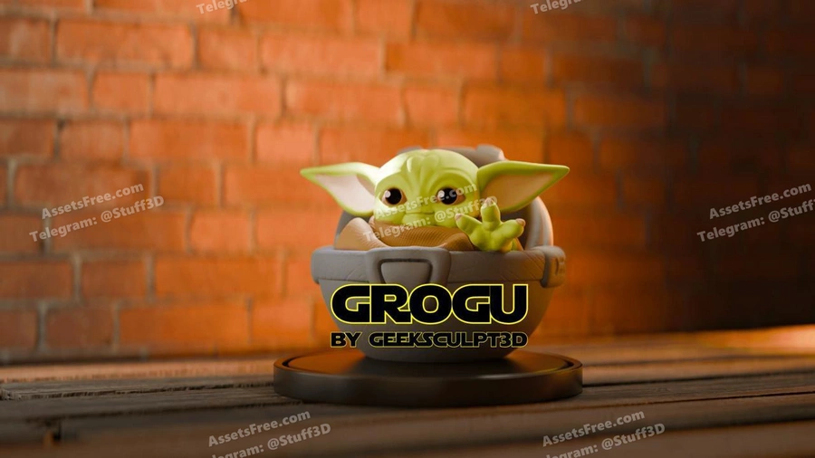 Grogu in hover