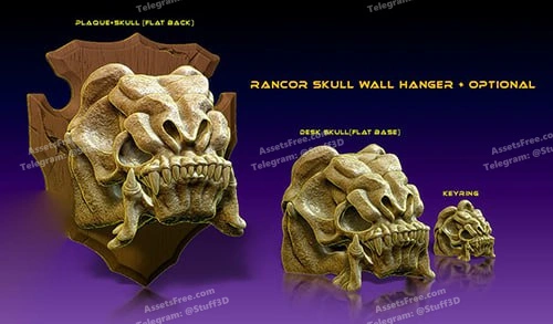 Rancor Skull Wall
