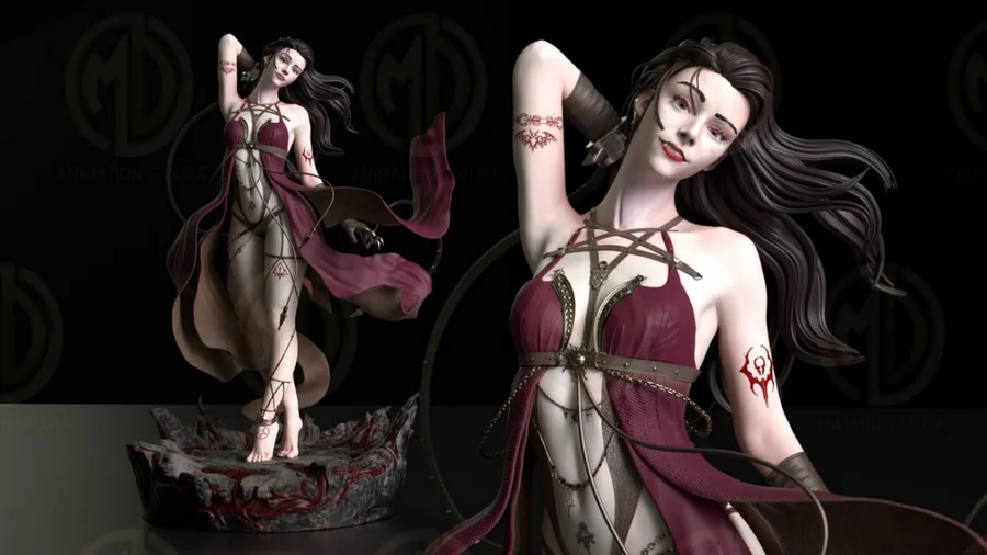 Jeewook Choi – Fantasy Vampire Girl