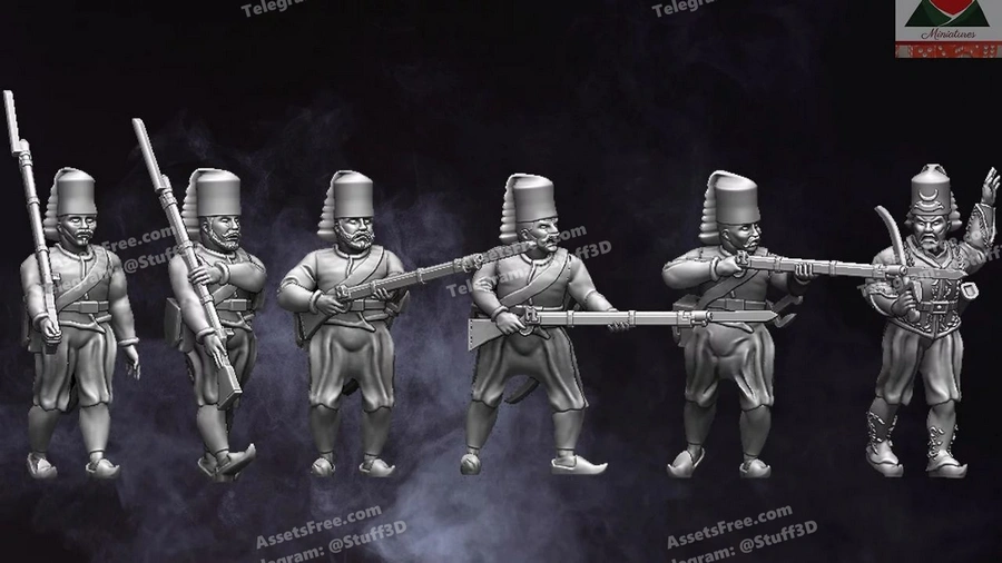 Napoleonic Ottoman Nazim Cedit Infantry