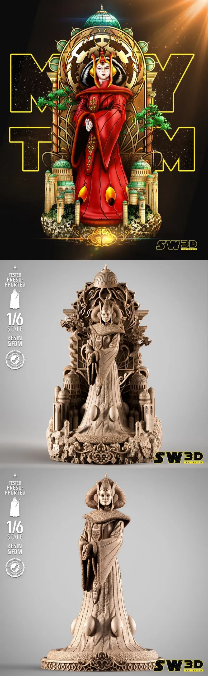 Star Wars  – Princess Padme Sculpture
